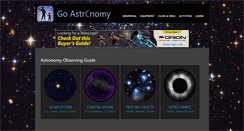 Desktop Screenshot of go-astronomy.com